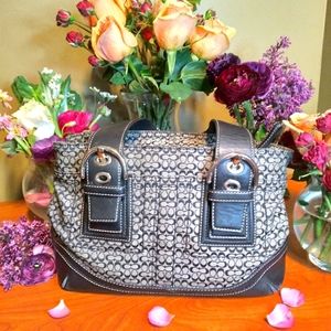 Authentic Coach Soho Signature Canvas Tote